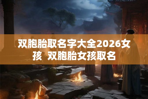 双胞胎取名字大全2026女孩  双胞胎女孩取名