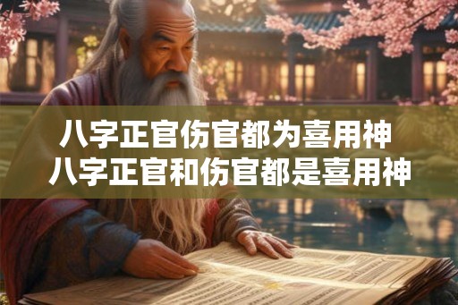 八字正官伤官都为喜用神 八字正官和伤官都是喜用神