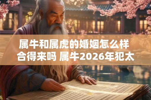 属牛和属虎的婚姻怎么样 合得来吗 属牛2026年犯太岁吗 属牛和属虎的婚姻怎么样 合得来吗 属牛2026年犯太岁吗