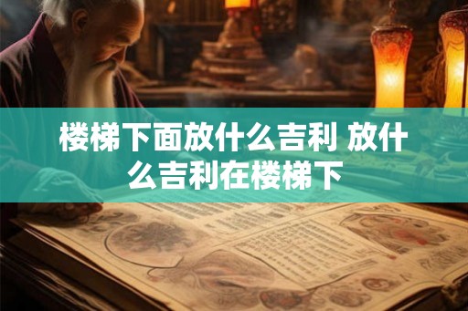 楼梯下面放什么吉利 放什么吉利在楼梯下 楼梯下面放什么吉利 放什么吉利在楼梯下
