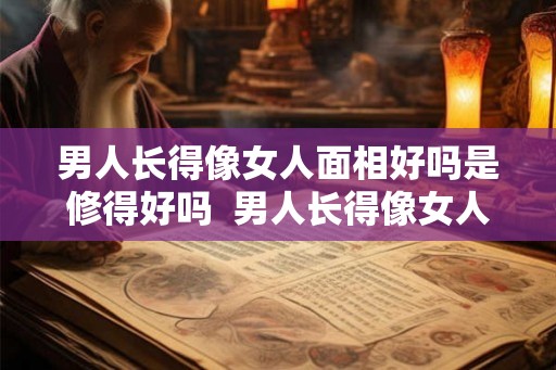 男人长得像女人面相好吗是修得好吗  男人长得像女人的面相