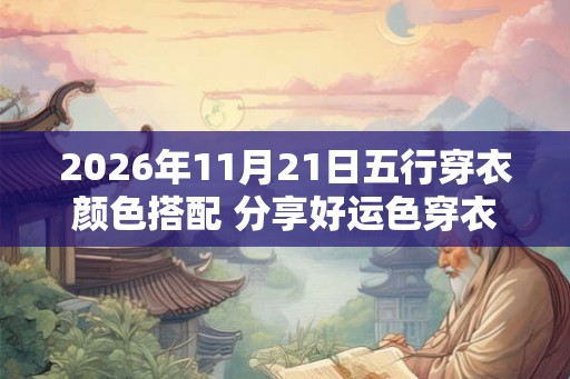 2026年11月21日五行穿衣颜色搭配 分享好运色穿衣搭配