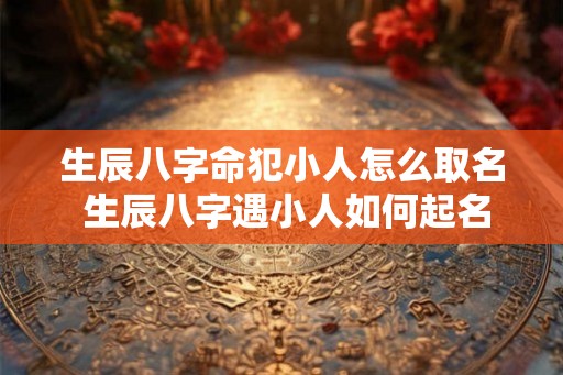生辰八字命犯小人怎么取名 生辰八字遇小人如何起名 生辰八字命犯小人怎么取名 生辰八字遇小人如何起名