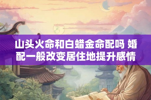 山头火命和白蜡金命配吗 婚配一般改变居住地提升感情