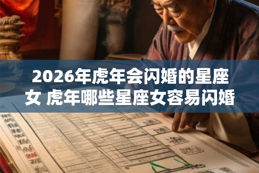 2026年虎年会闪婚的星座女 虎年哪些星座女容易闪婚 2026年虎年会闪婚的星座女 虎年哪些星座女容易闪婚