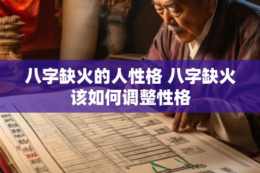 八字缺火的人性格 八字缺火该如何调整性格
