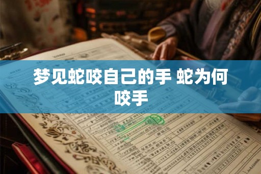 梦见蛇咬自己的手 蛇为何咬手