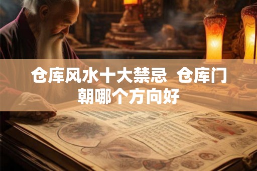 仓库风水十大禁忌 仓库门朝哪个方向好 仓库风水十大禁忌 仓库门朝哪个方向好