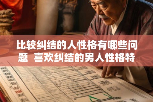 比较纠结的人性格有哪些问题  喜欢纠结的男人性格特点