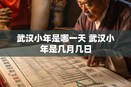 武汉小年是哪一天 武汉小年是几月几日