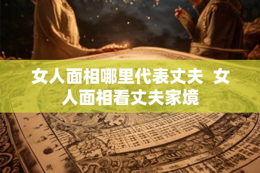 女人面相哪里代表丈夫  女人面相看丈夫家境