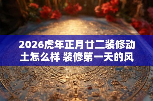 2026虎年正月廿二装修动土怎么样 装修第一天的风水
