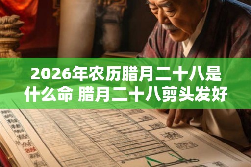 2026年农历腊月二十八是什么命 腊月二十八剪头发好吗 2026年农历腊月二十八是什么命 腊月二十八剪头发好吗