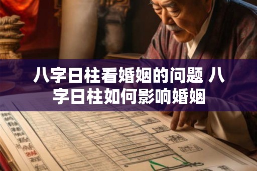 八字日柱看婚姻的问题 八字日柱如何影响婚姻 八字日柱看婚姻的问题 八字日柱如何影响婚姻