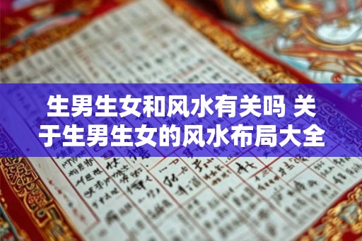 生男生女和风水有关吗 关于生男生女的风水布局大全 生男生女和风水有关吗 关于生男生女的风水布局大全