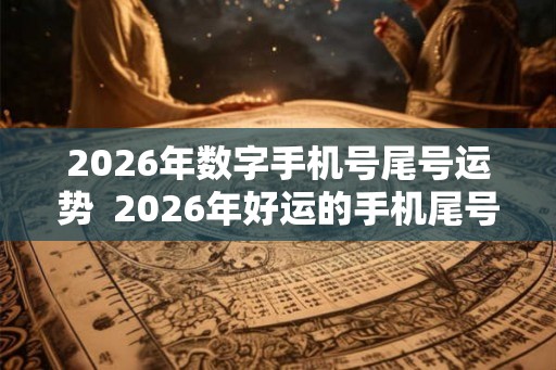 2026年数字手机号尾号运势  2026年好运的手机尾号