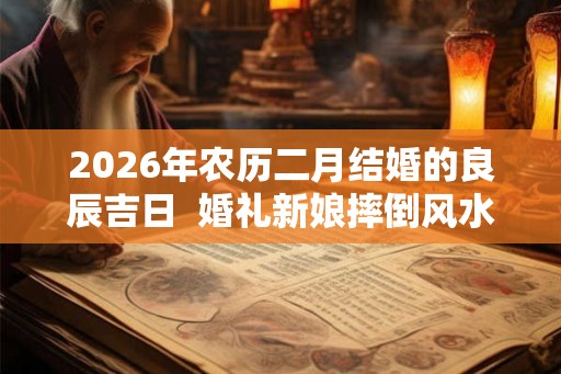 2026年农历二月结婚的良辰吉日  婚礼新娘摔倒风水说法