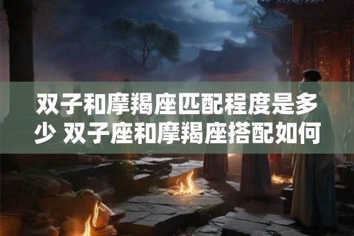 双子和摩羯座匹配程度是多少 双子座和摩羯座搭配如何