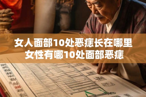 女人面部10处恶痣长在哪里 女性有哪10处面部恶痣