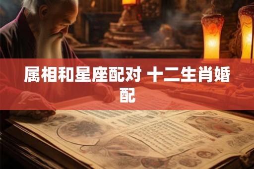属相和星座配对 十二生肖婚配