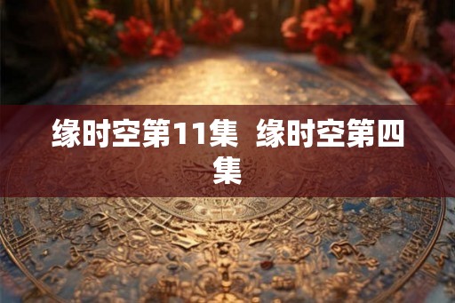缘时空第11集  缘时空第四集