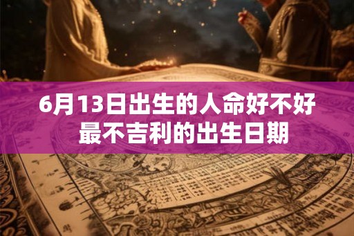 6月13日出生的人命好不好  最不吉利的出生日期