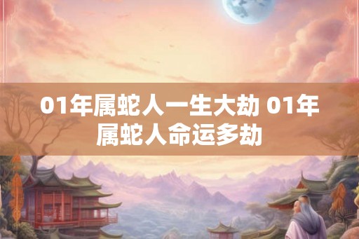 01年属蛇人一生大劫 01年属蛇人命运多劫
