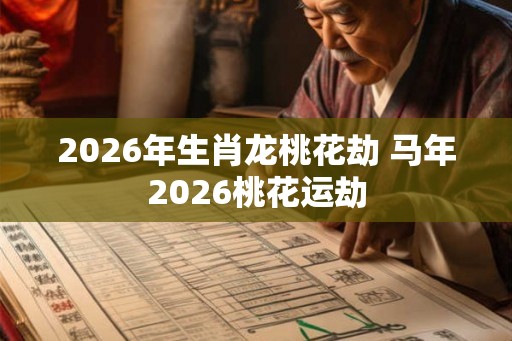 2026年生肖龙桃花劫 马年2026桃花运劫
