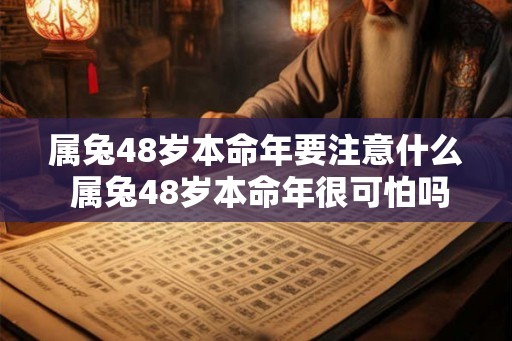 属兔48岁本命年要注意什么 属兔48岁本命年很可怕吗 属兔48岁本命年要注意什么 属兔48岁本命年很可怕吗