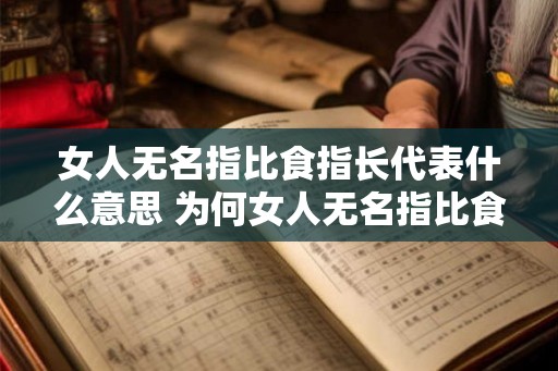 女人无名指比食指长代表什么意思 为何女人无名指比食指长 女人无名指比食指长代表什么意思 为何女人无名指比食指长