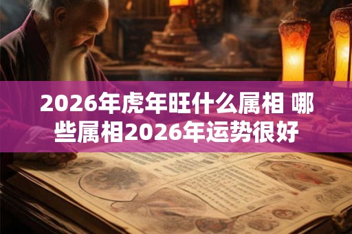 2026年虎年旺什么属相 哪些属相2026年运势很好 2026年虎年旺什么属相 哪些属相2026年运势很好