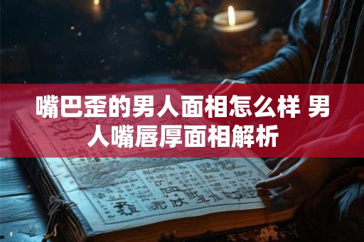 嘴巴歪的男人面相怎么样 男人嘴唇厚面相解析