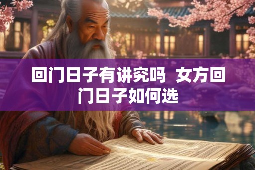 回门日子有讲究吗  女方回门日子如何选