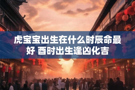 虎宝宝出生在什么时辰命最好 酉时出生逢凶化吉