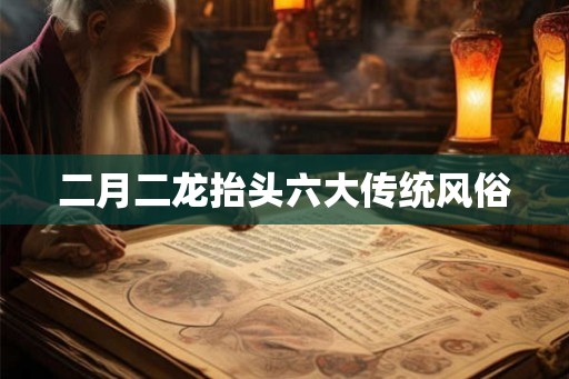 二月二龙抬头六大传统风俗 二月二龙抬头六大传统风俗