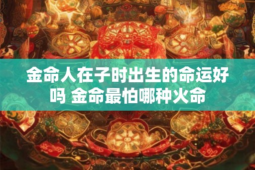 金命人在子时出生的命运好吗 金命最怕哪种火命