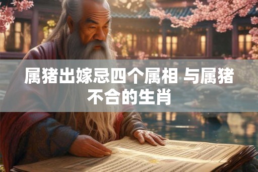 属猪出嫁忌四个属相 与属猪不合的生肖 属猪出嫁忌四个属相 与属猪不合的生肖
