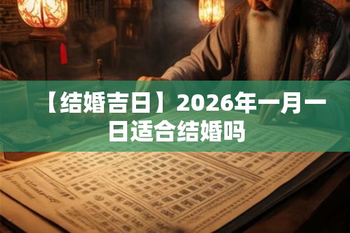 【结婚吉日】2026年一月一日适合结婚吗