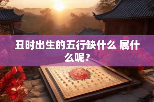 丑时出生的五行缺什么 属什么呢? 丑时出生的五行缺什么 属什么呢?