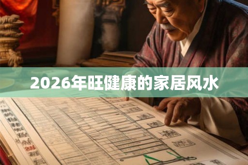 2026年旺健康的家居风水
