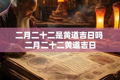 二月二十二是黄道吉日吗 二月二十二黄道吉日 二月二十二是黄道吉日吗 二月二十二黄道吉日