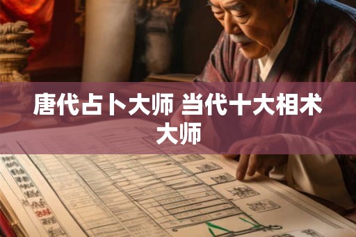 唐代占卜大师 当代十大相术大师 唐代占卜大师 当代十大相术大师