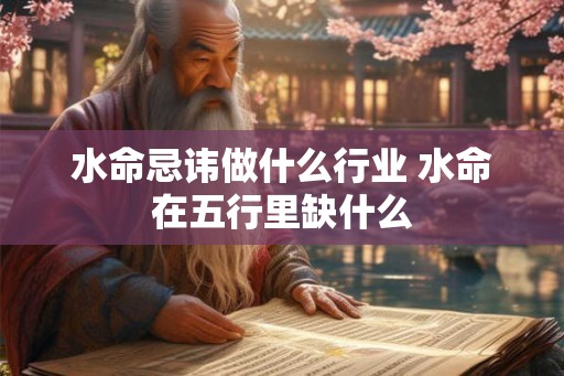 水命忌讳做什么行业 水命在五行里缺什么 水命忌讳做什么行业 水命在五行里缺什么