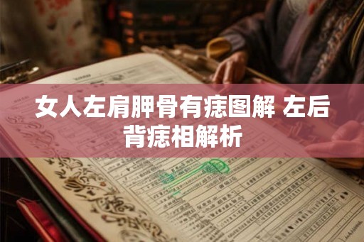 女人左肩胛骨有痣图解 左后背痣相解析 女人左肩胛骨有痣图解 左后背痣相解析