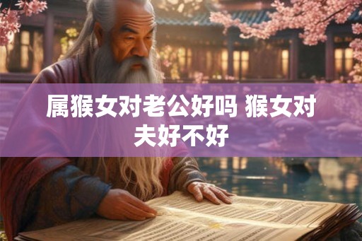 属猴女对老公好吗 猴女对夫好不好