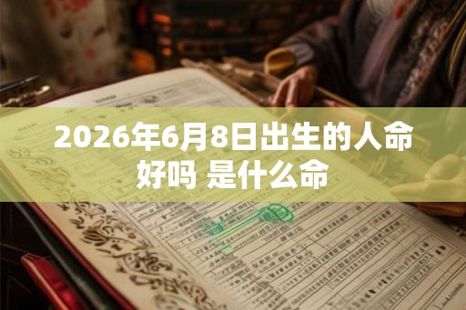 2026年6月8日出生的人命好吗 是什么命 2026年6月8日出生的人命好吗 是什么命