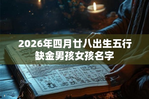 2026年四月廿八出生五行缺金男孩女孩名字