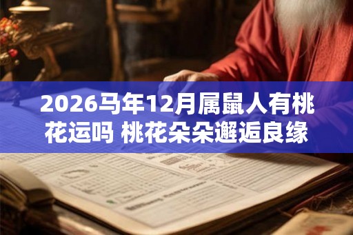 2026马年12月属鼠人有桃花运吗 桃花朵朵邂逅良缘