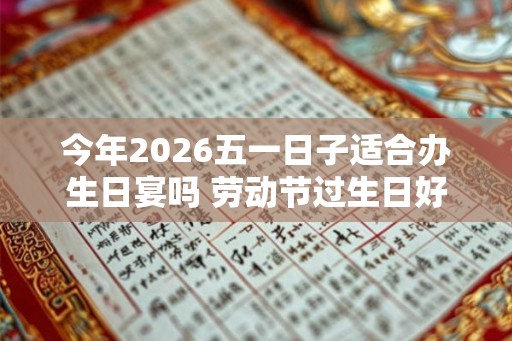 今年2026五一日子适合办生日宴吗 劳动节过生日好吗