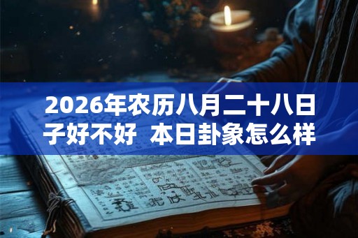 2026年农历八月二十八日子好不好  本日卦象怎么样